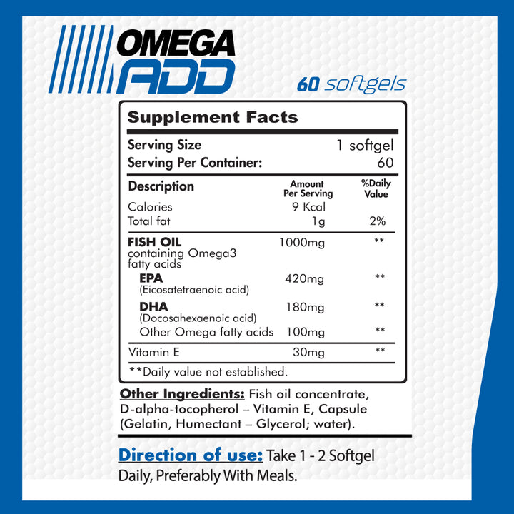 Omega Add-60Serv-60Softgels – Muscle Add