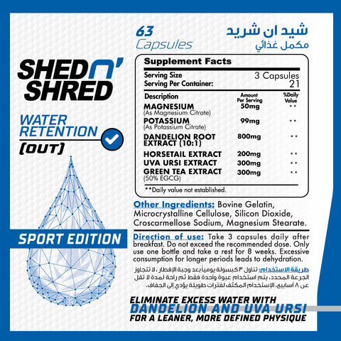 Shed Shred-21Serv.-63Capsules